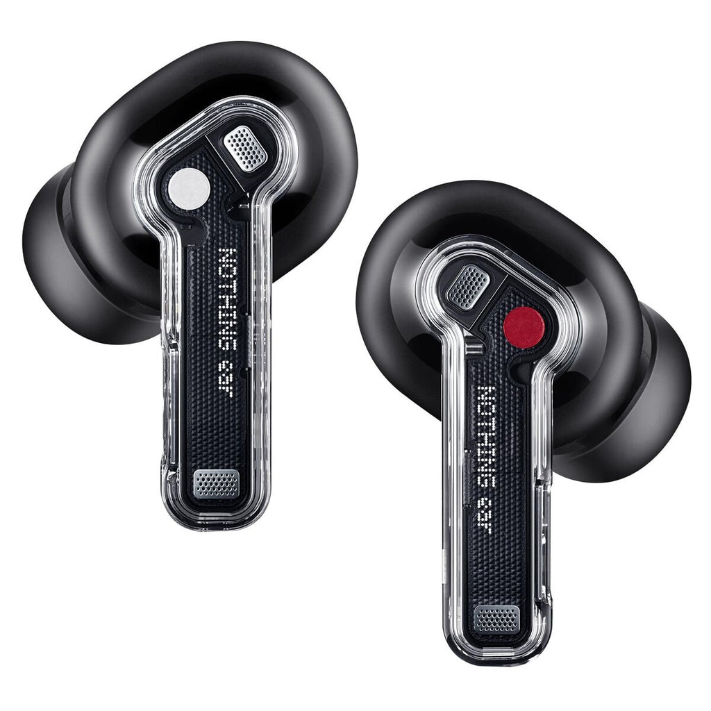 Headphones with Microphone Nothing A10600061 Black Transparent-2