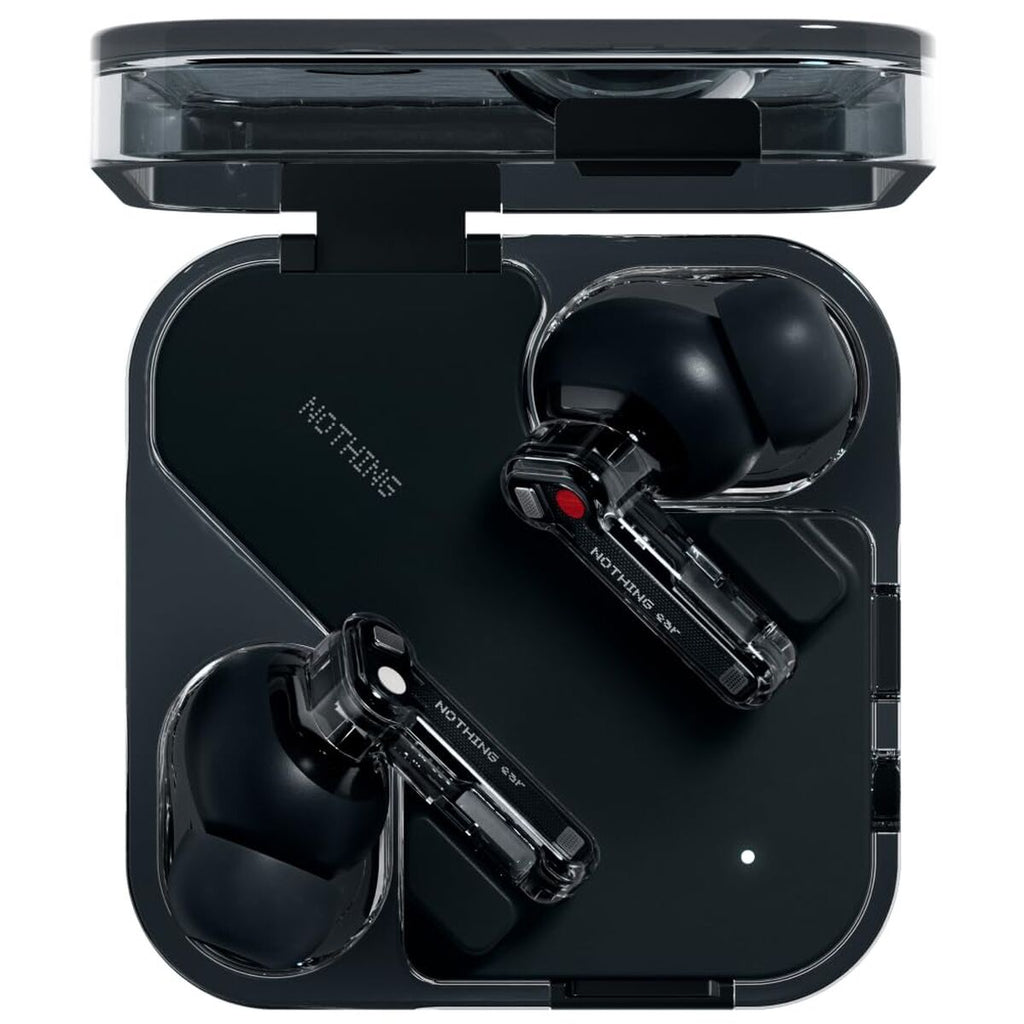 Headphones with Microphone Nothing A10600061 Black Transparent-14