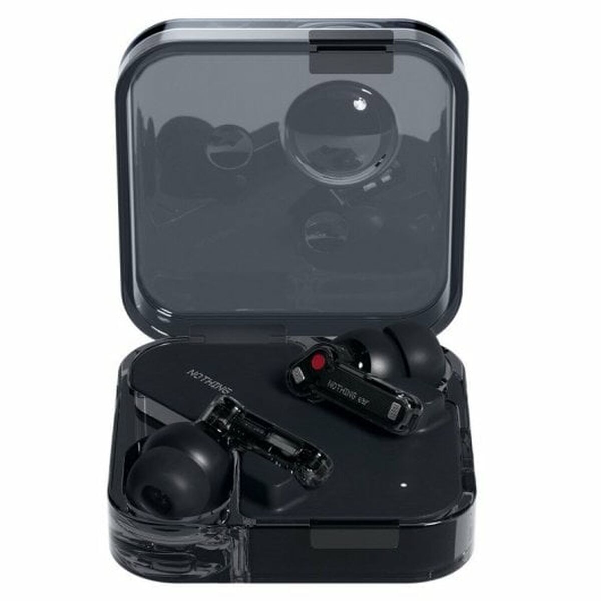 Headphones with Microphone Nothing A10600061 Black Transparent-0
