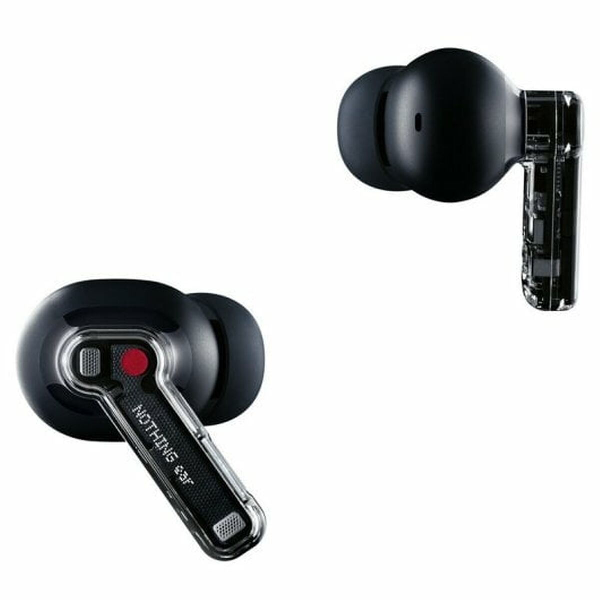 Headphones with Microphone Nothing A10600061 Black Transparent-10