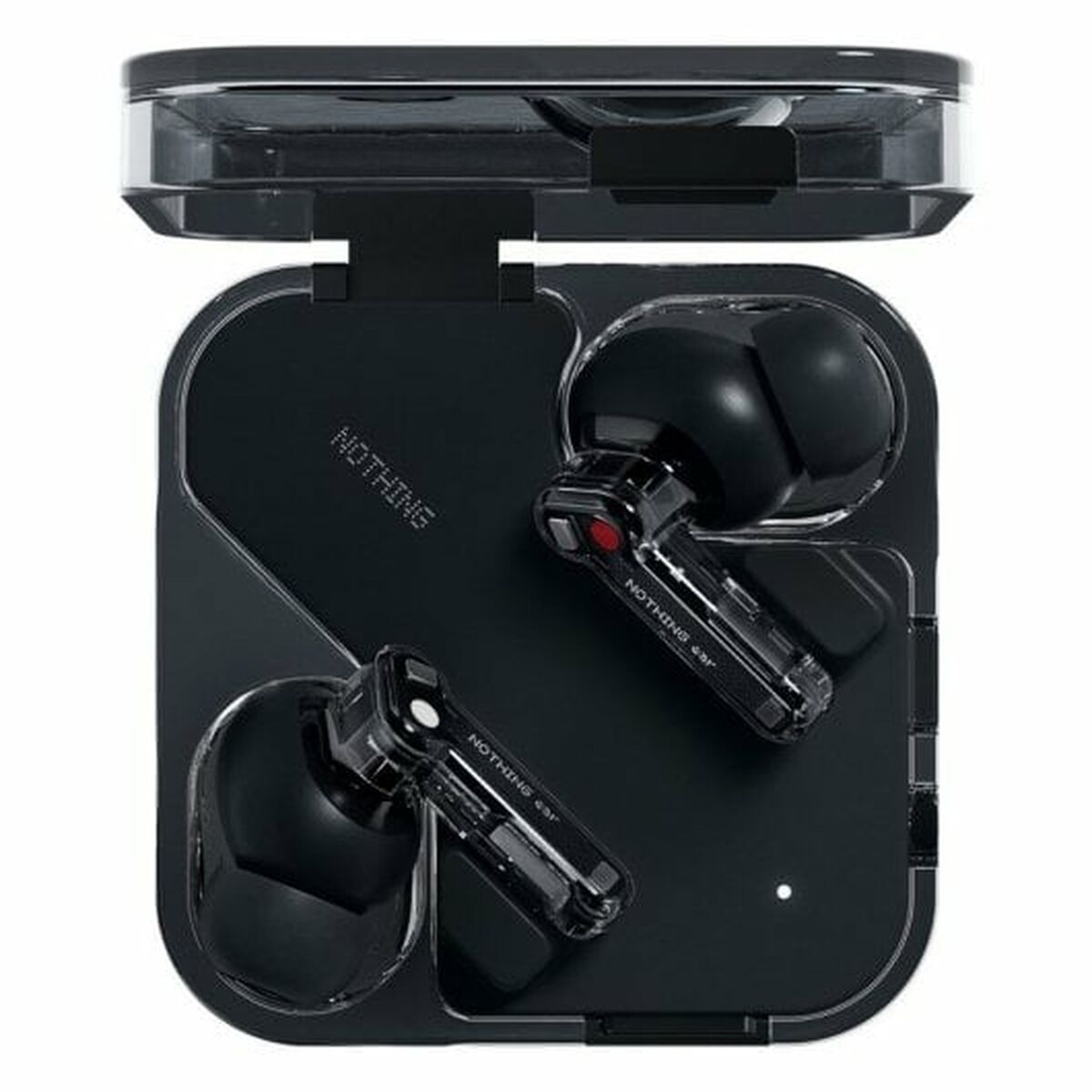 Headphones with Microphone Nothing A10600061 Black Transparent-7
