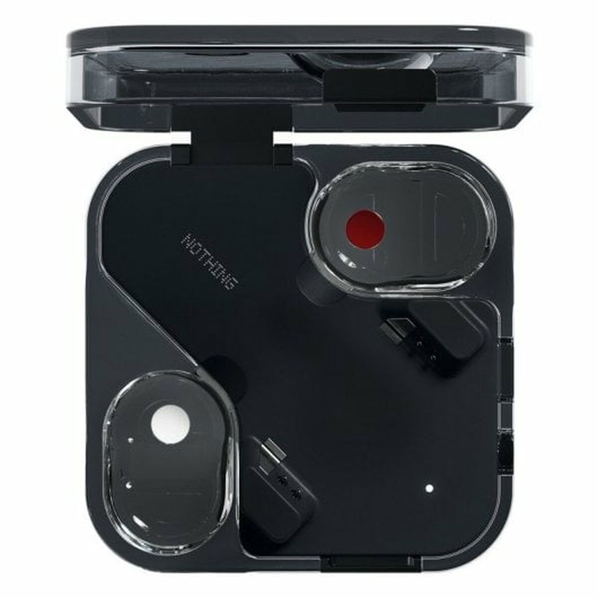 Headphones with Microphone Nothing A10600061 Black Transparent-6