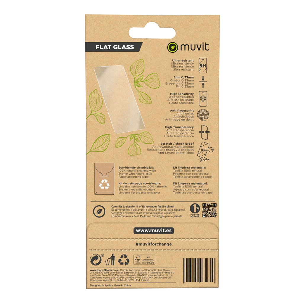 Mobile Screen Protector Muvit iPhone 15 iPhone 15
