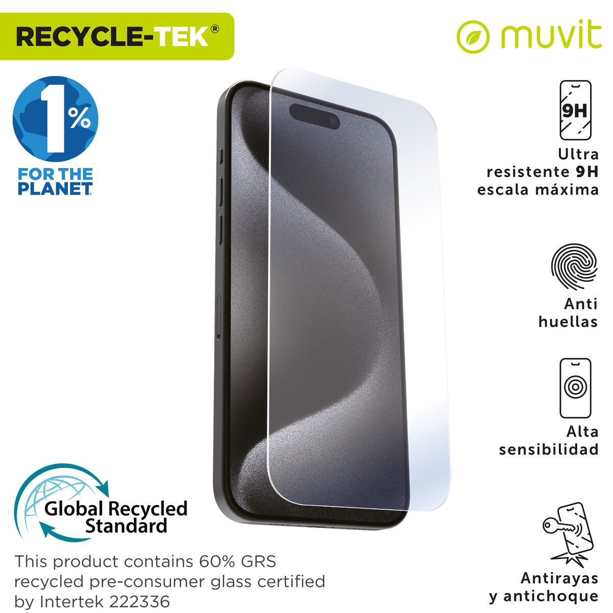 Mobile Screen Protector Muvit for Change iPhone 17 Pro Max/16 Pro Max