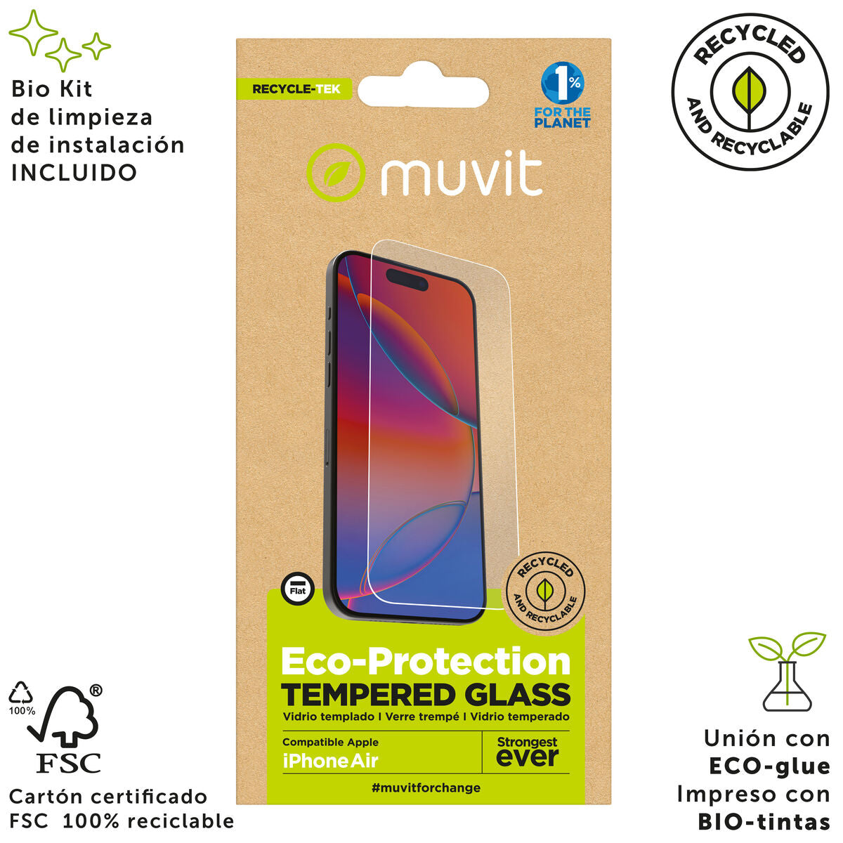 Mobile Screen Protector Muvit for Change iPhone 17 Air iPhone 17 Air