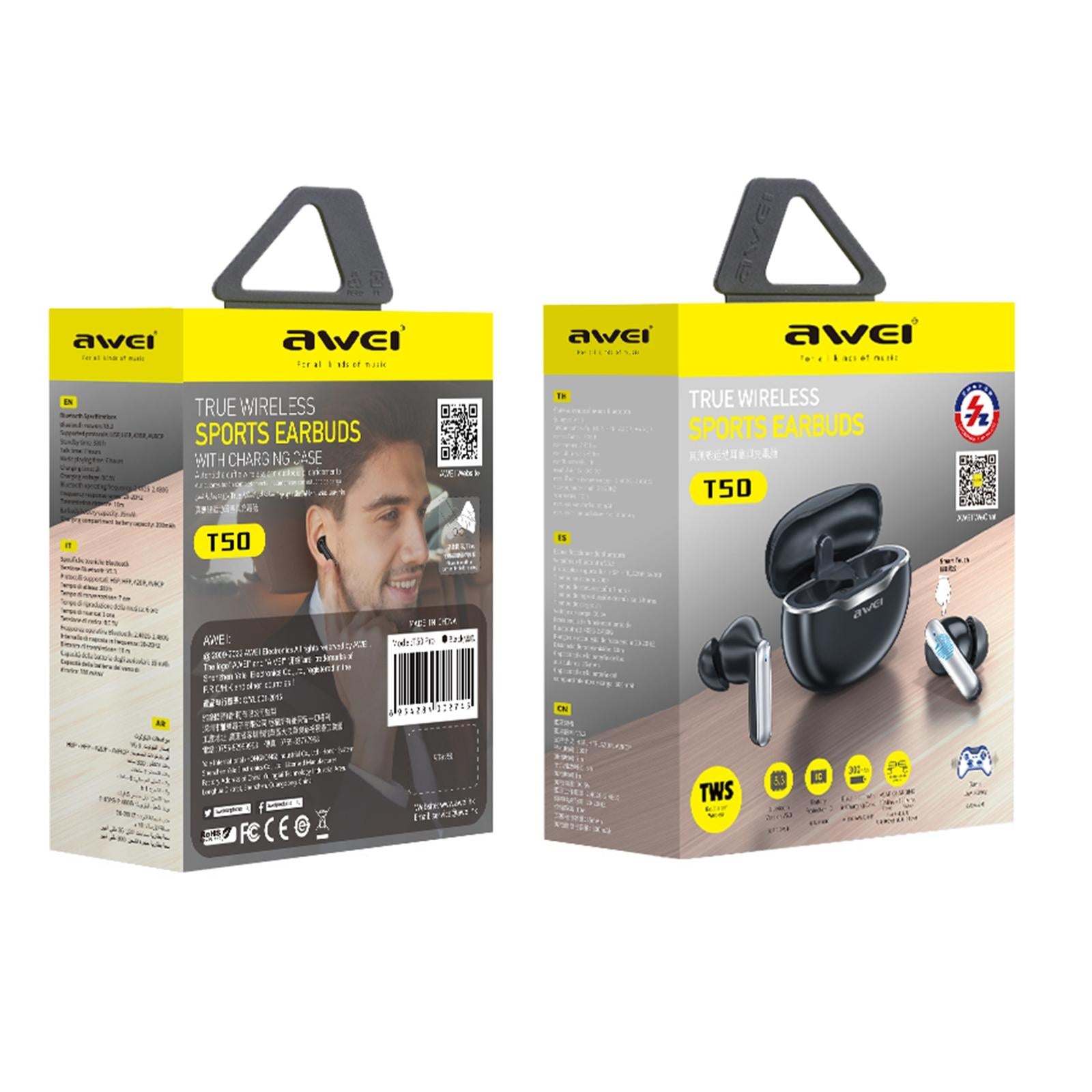 NNEIDS True Wireless Gaming Earbuds - T50-3