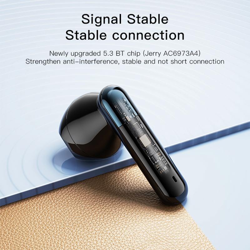 NNEIDS Wireless Noise-Cancelling Earbuds - Black-2