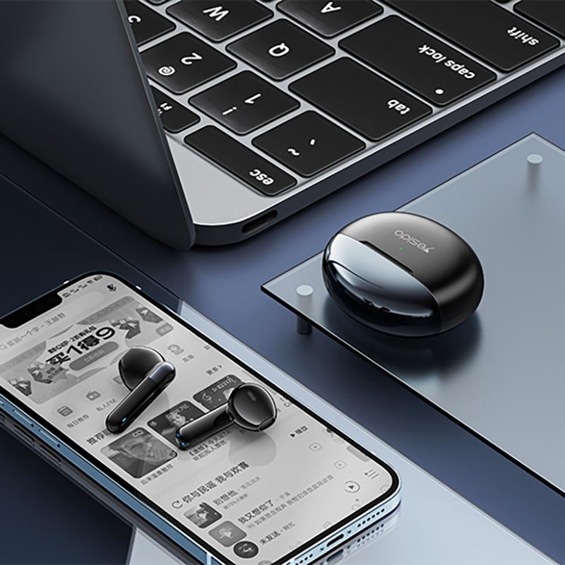 NNEIDS Wireless Noise-Cancelling Earbuds - Black-4