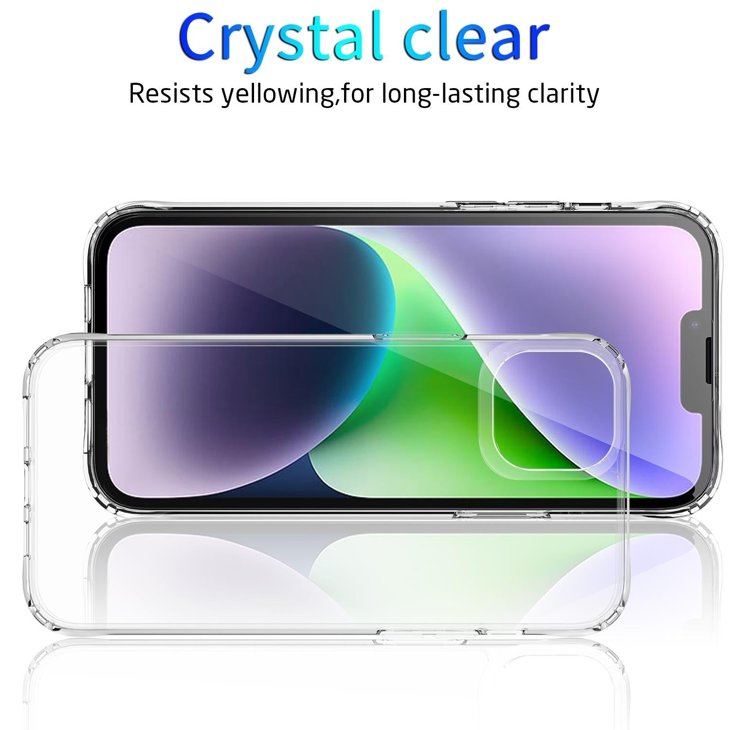 NNEIDS Acrylic Shockproof Phone Case For Iphone 15-0