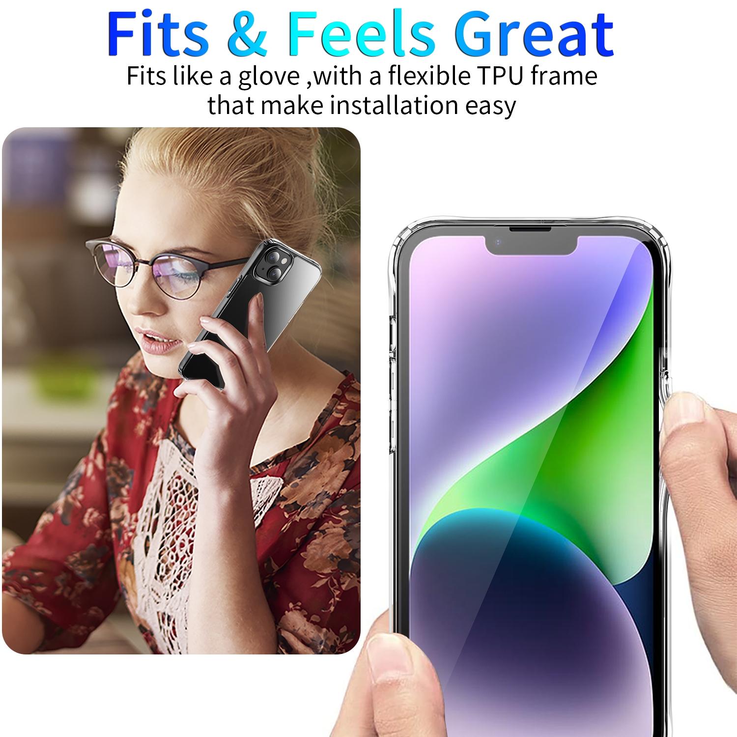 NNEIDS Acrylic Shockproof Phone Case For Iphone 15-2