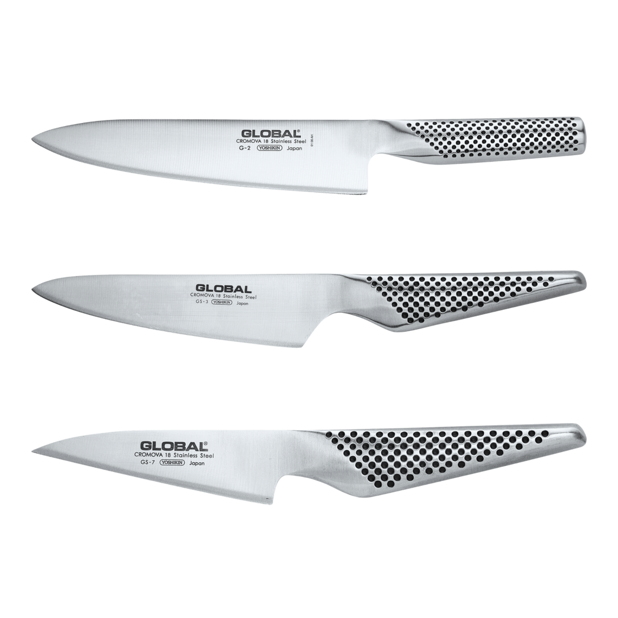 Global 3-Piece Knife Set – G2, GS3 & GS7-0