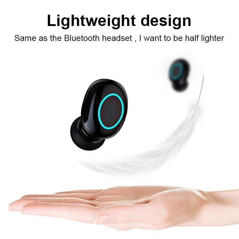 NNEIDS Wireless Touch Earbuds With Magnetic Charging Case-1
