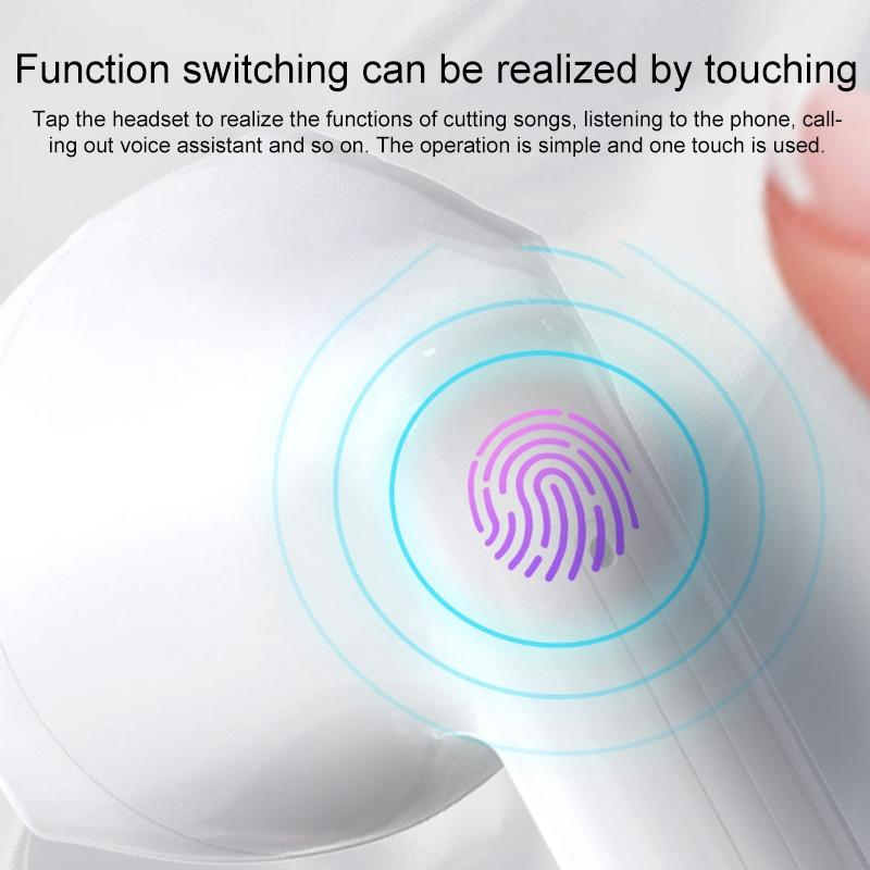 NNEIDS White Wireless Bluetooth Earbuds-0