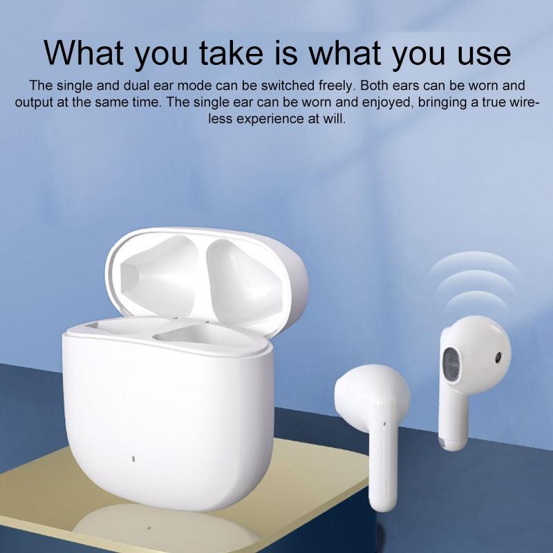 NNEIDS White Wireless Bluetooth Earbuds-3