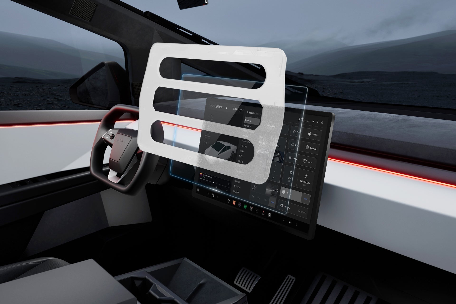 Tempered Glass Screen Protector for Cybertruck