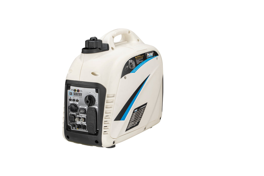 Pulsar 2,300-Watt/1,800-Watt Recoil Start Super Quiet Gasoline Powered Portable Inverter Generator with Advanced CO Shutoff