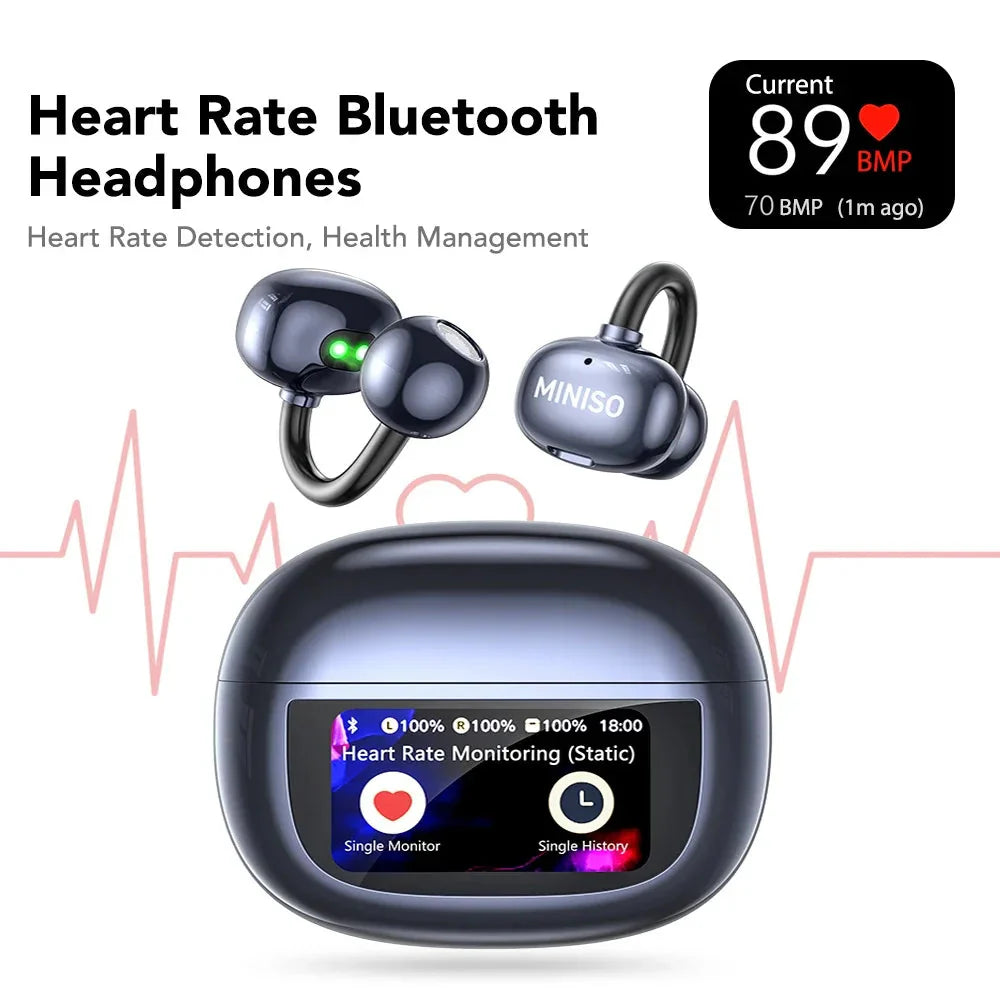 NNEOBA Bluetooth V6.0 Ear Clip Wireless Earbuds-1