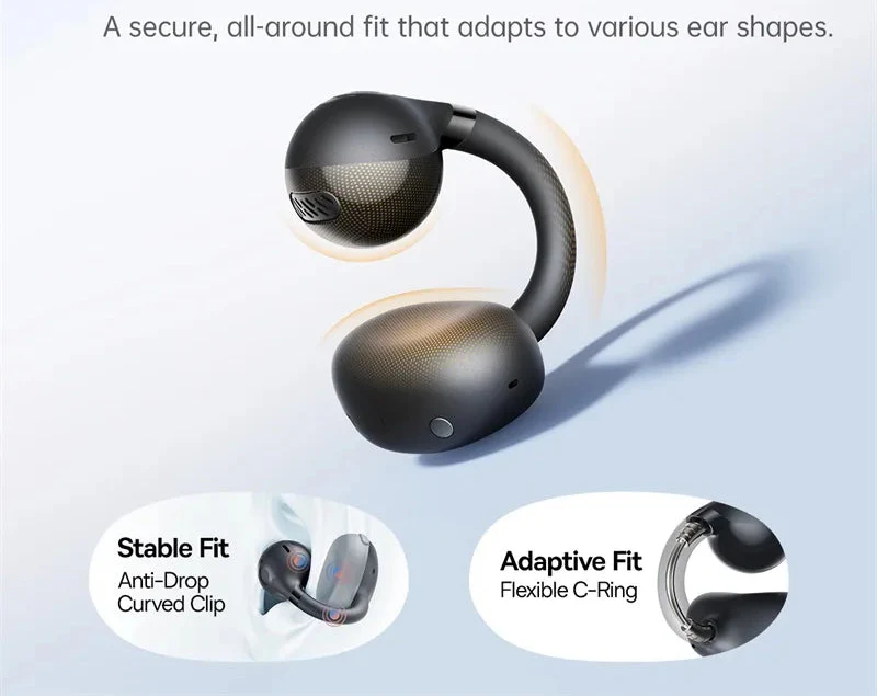 NNEOBA Ear Clip Open-Ear Wireless Earbuds-2