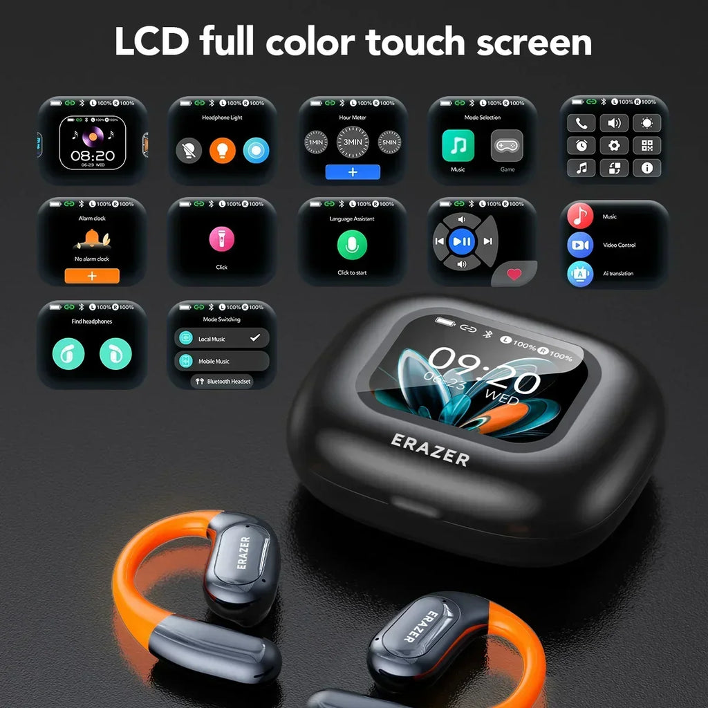 NNEOBA Wireless Translator Earbuds with Touchscreen Case-2