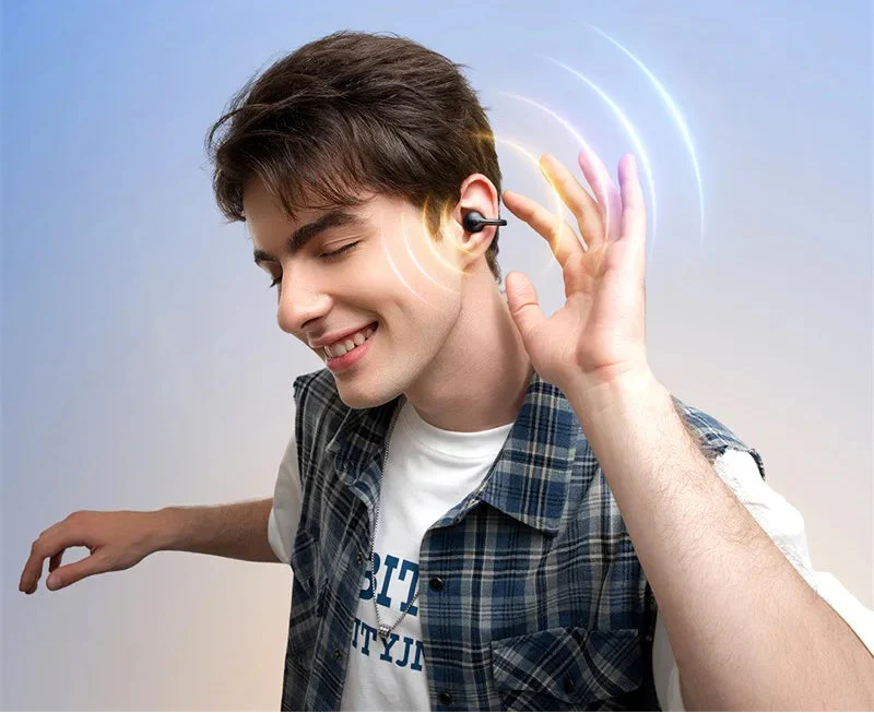 NNEOBA Ear Clip Open-Ear Wireless Earbuds-1