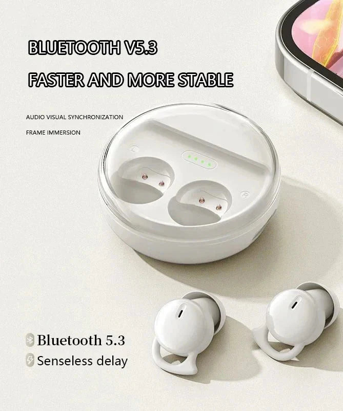 NNEOBA Mini Invisible Wireless Bluetooth Earbuds-2