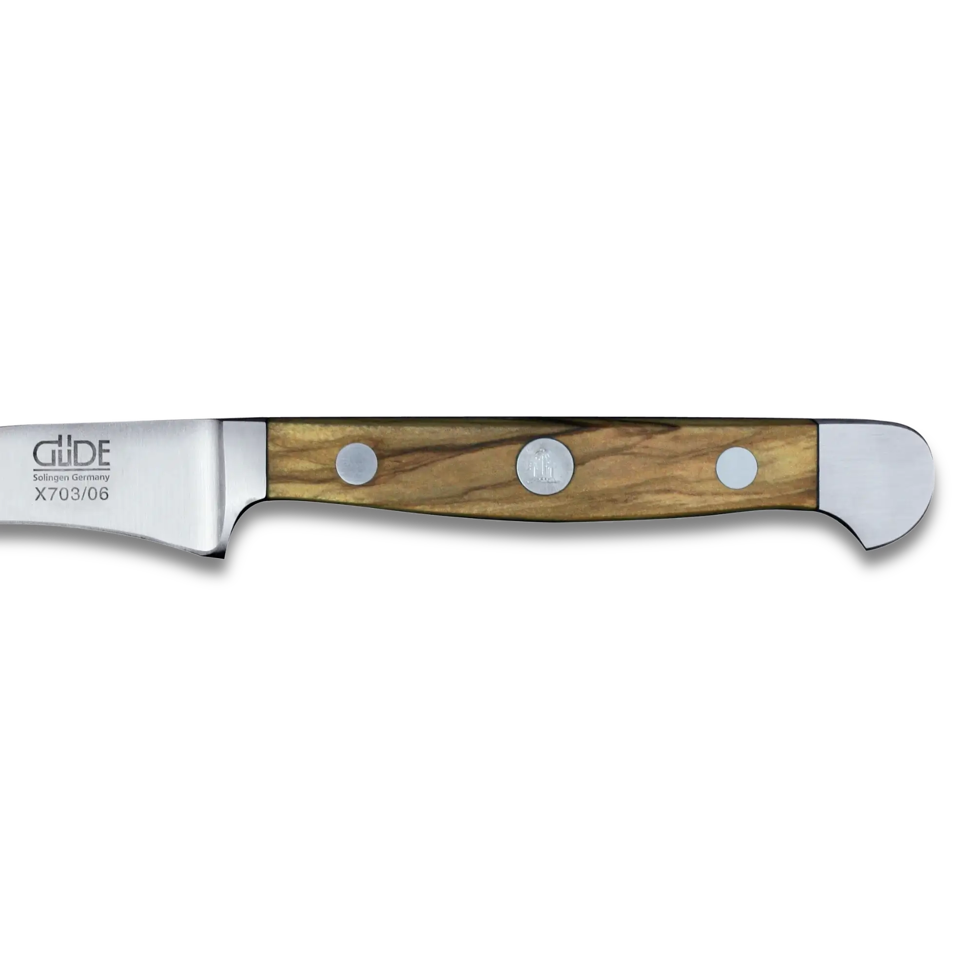 ALPHA OLIVE | Pairing Knife 2.36" | Forged Steel / Olive wood handle-1
