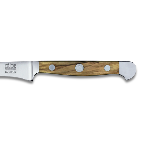 ALPHA OLIVE | Pairing Knife 2.36" | Forged Steel / Olive wood handle-1