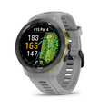 Ceas inteligent Garmin Approach S70 GPS pentru golf, 42 mm, ceramică neagră, curea gri pudră (010-02746-11)