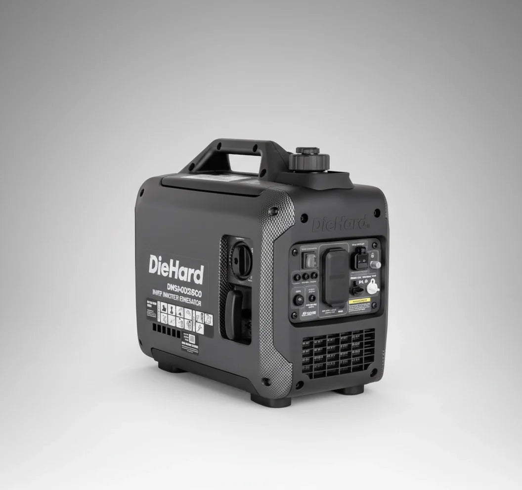 Inverter Generator, Gasoline, Recoil Start, 120V, 15/19